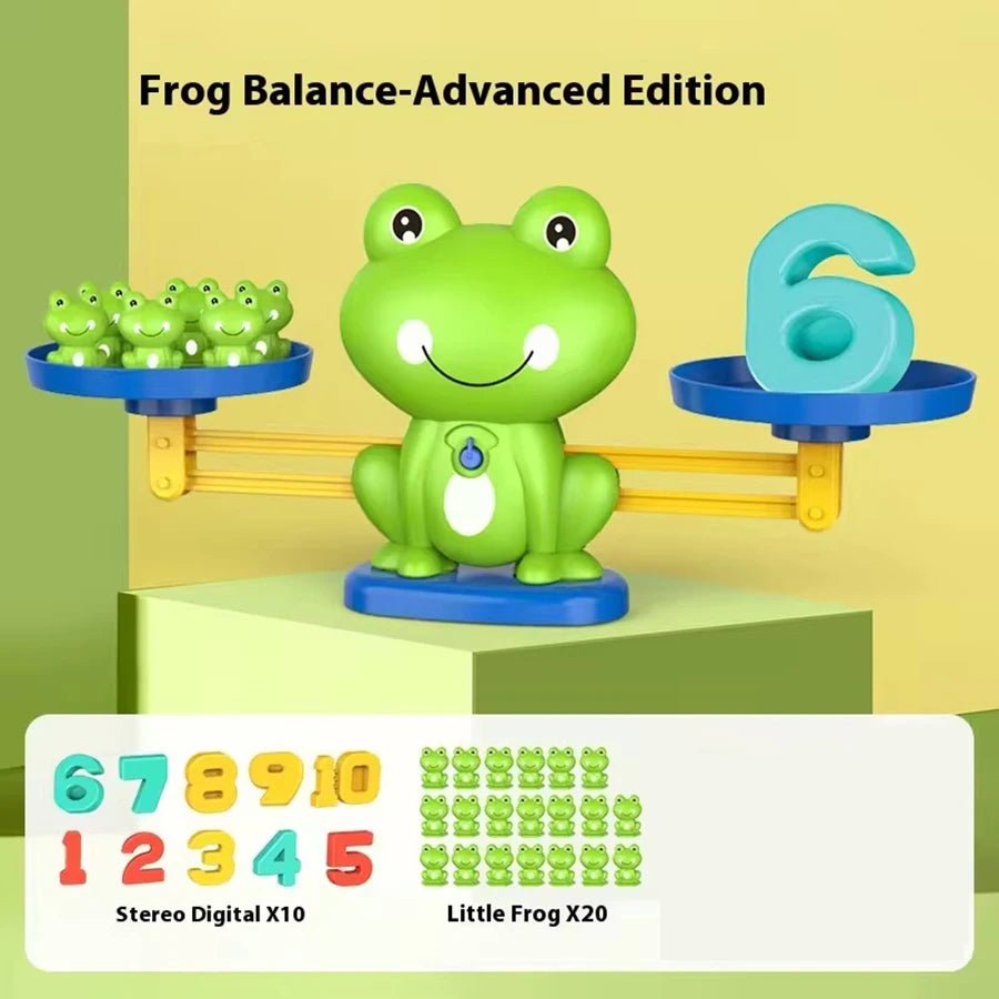 Smart Frog Math Balance by Lynoza – Fun & Educational Toy for Early Learning