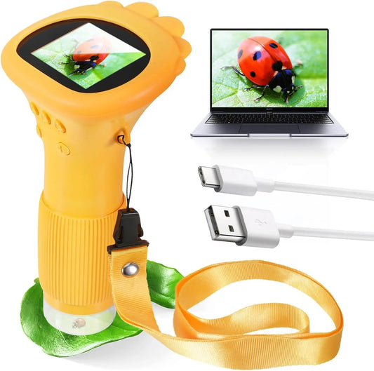 Mini Explorer Pro – 1000x Kids Digital Microscope