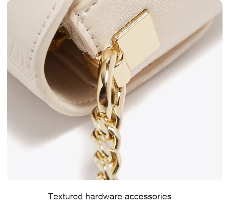 Elegant Split Leather Crossbody – Fashion Shoulder Bag for Modern Women