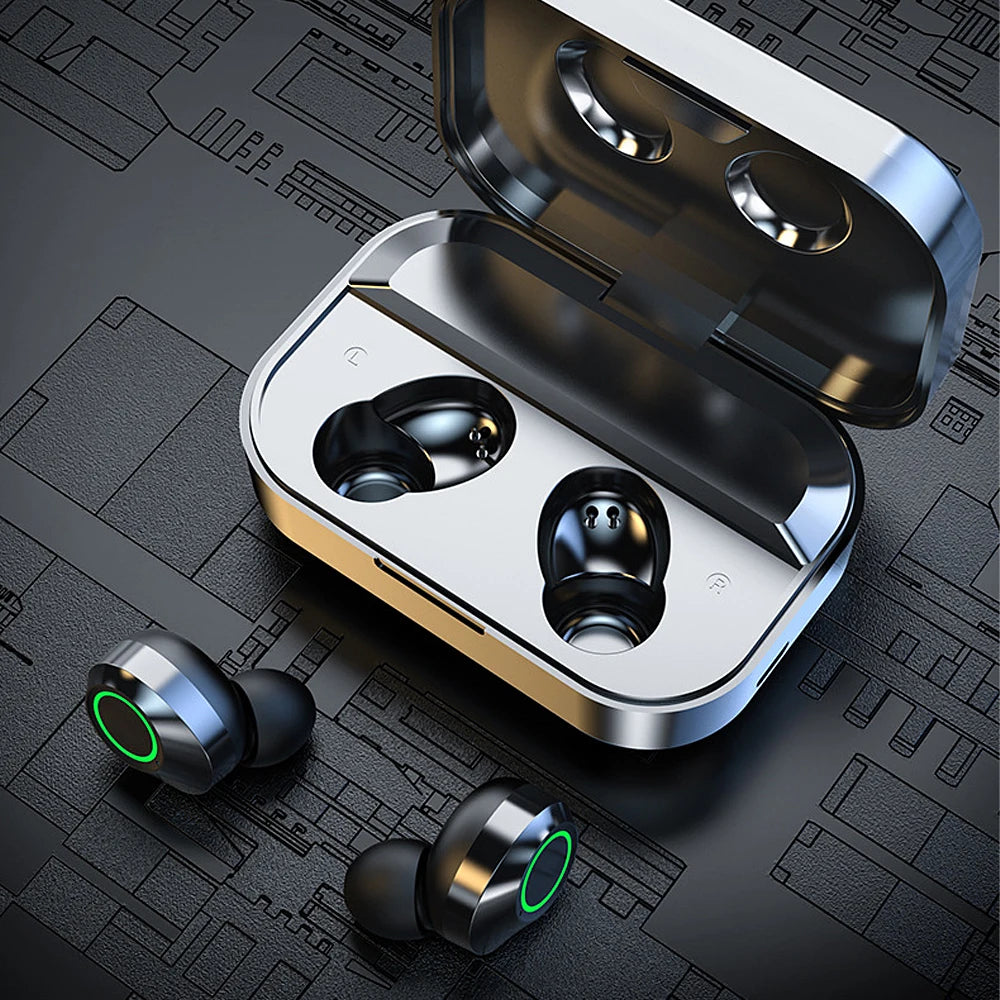 TWS YD03 Bluetooth 5.3 Earbuds – HiFi Sound, Noise Cancelling & 3000mAh Charging Case