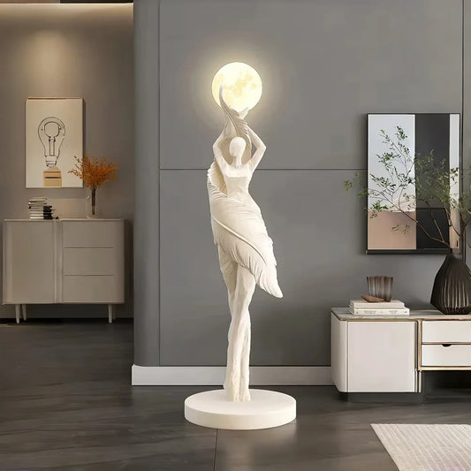 Modern Art Humanoid LED Floor Lamp – Ambient Light for Living Room & Bedroom