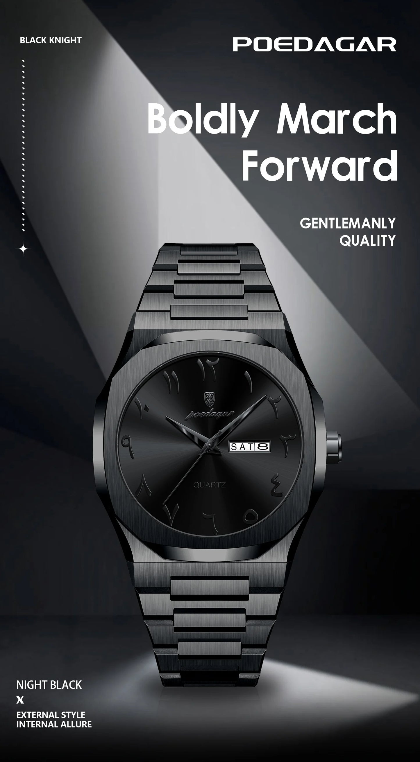 Luxury Military Men’s Watch Waterproof Quartz Stainless Steel Wristwatch