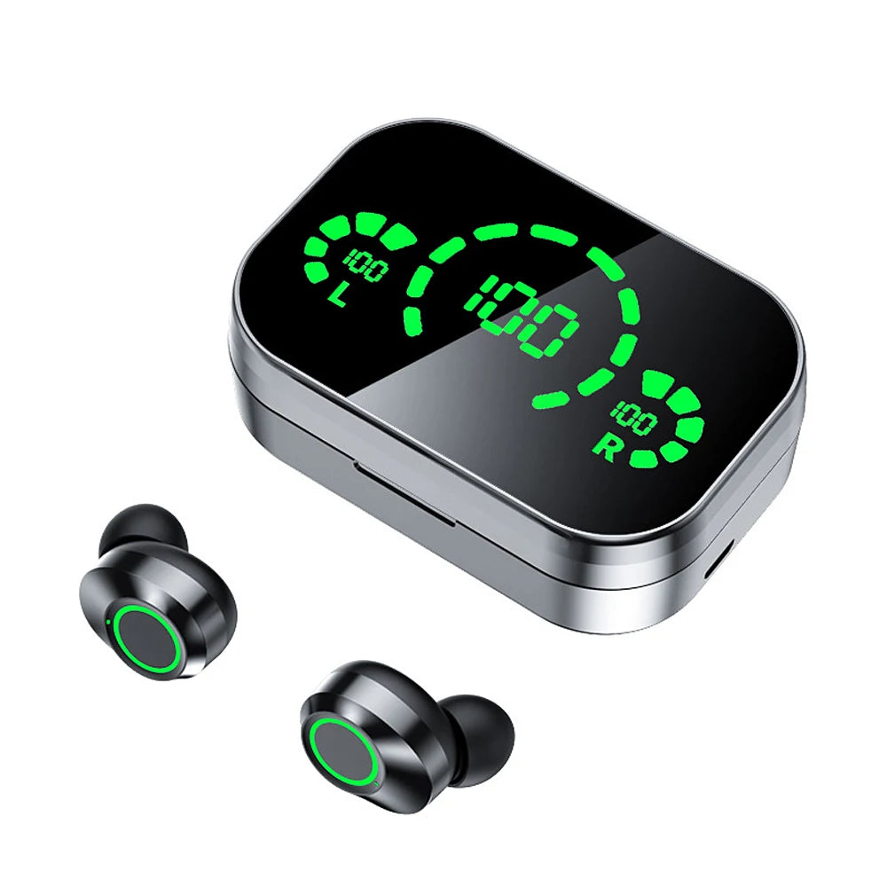 TWS YD03 Bluetooth 5.3 Earbuds – HiFi Sound, Noise Cancelling & 3000mAh Charging Case