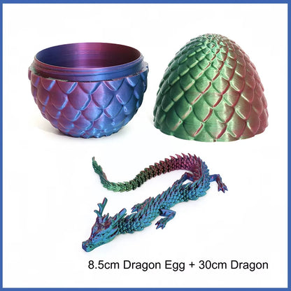 3D Printed Dragon Egg – Articulated Movable Dragon Toy