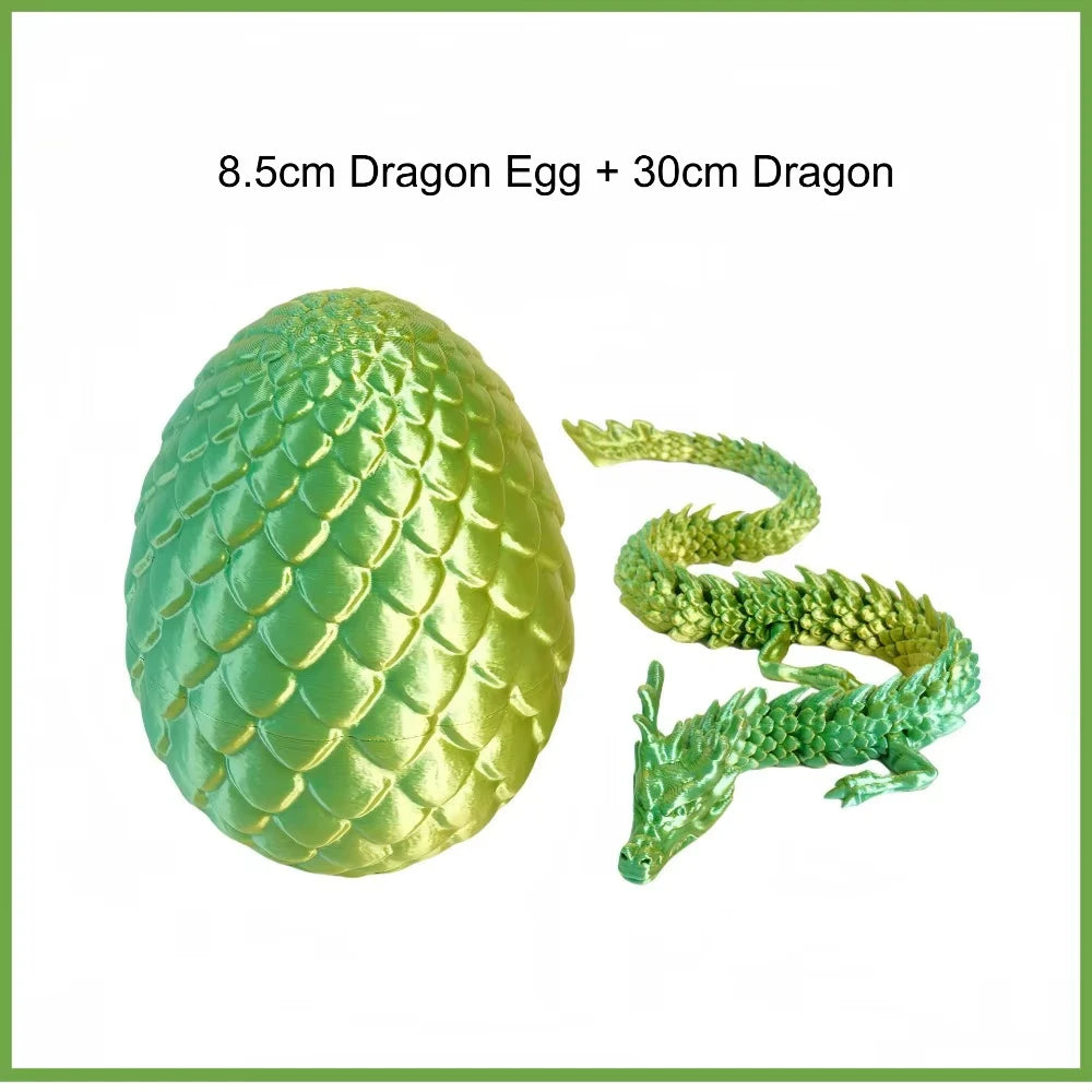 3D Printed Dragon Egg – Articulated Movable Dragon Toy