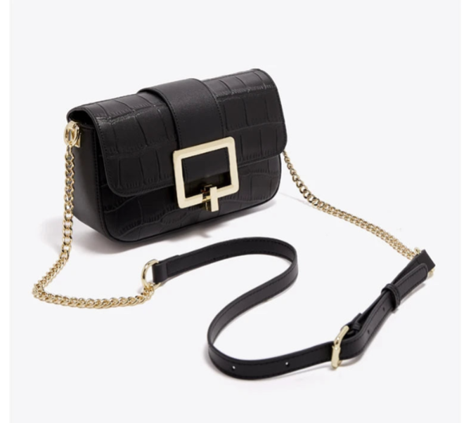 Elegant Split Leather Crossbody – Fashion Shoulder Bag for Modern Women