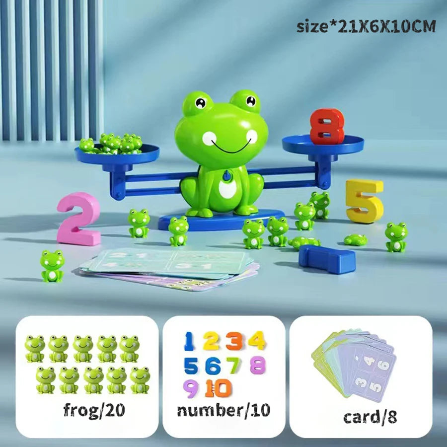 Smart Frog Math Balance by Lynoza – Fun & Educational Toy for Early Learning