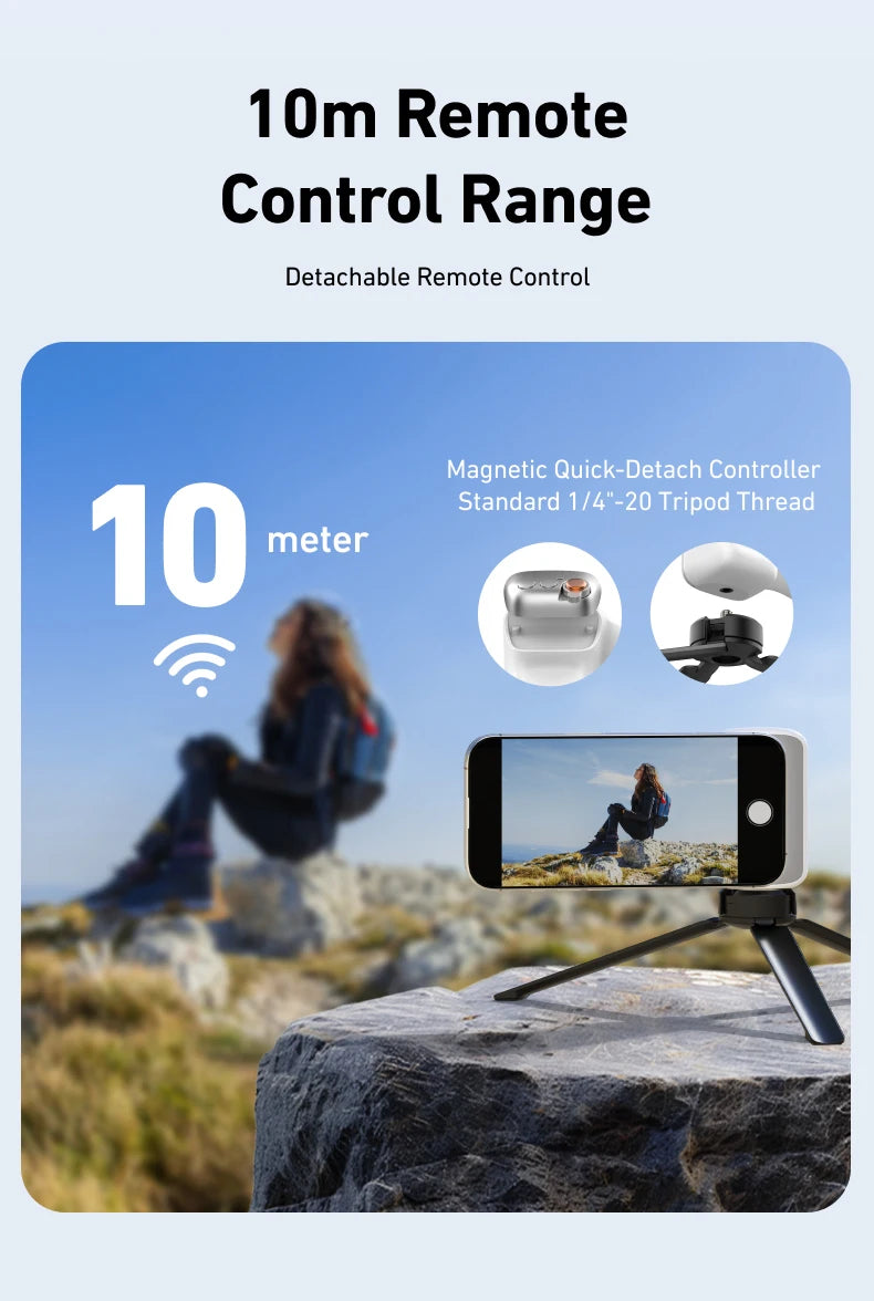 Your Pocket Photography Upgrade – Magnetic Camera Grip with Remote Control for Smooth Shooting - Lynoza