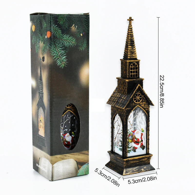 Sparkling Christmas Spirit 2025 – LED Santa & Snowman Lantern That Transforms Any Home into a Holiday Scene Lynoza