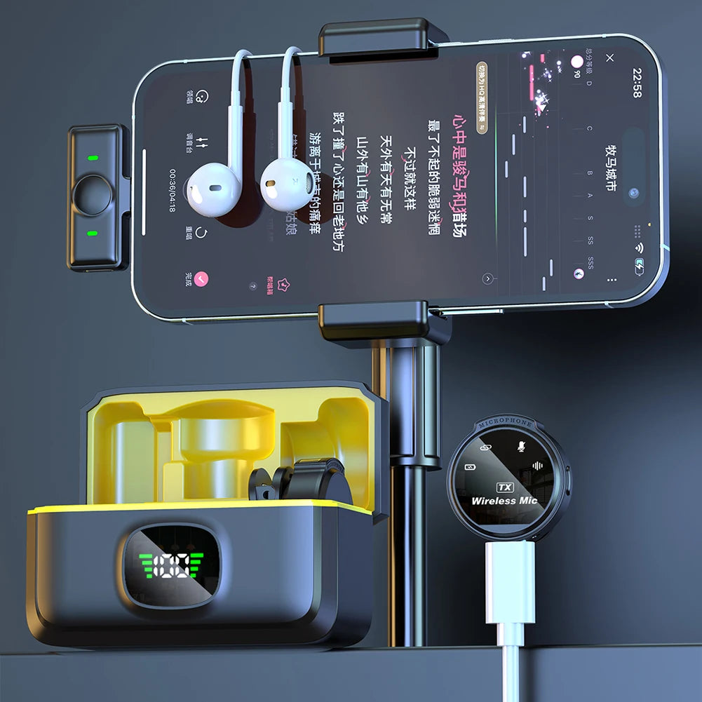 Plug, Record, Impress – The Wireless Clip-On Mic for Interviews, Lives & Vlogs - Lynoza