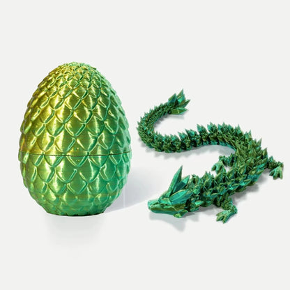 3D Printed Dragon Egg – Articulated Movable Dragon Toy