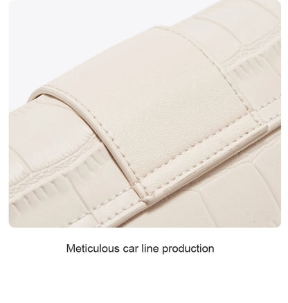 Elegant Split Leather Crossbody – Fashion Shoulder Bag for Modern Women