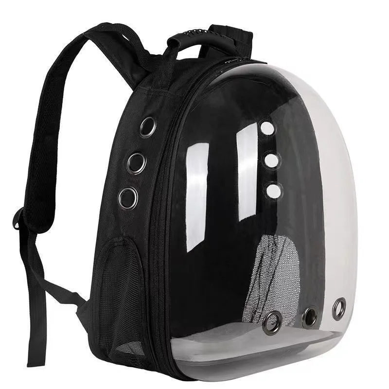 Transparent Space Capsule Cat Backpack – Breathable and Portable Travel Bag