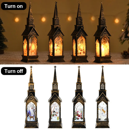 Sparkling Christmas Spirit 2025 – LED Santa & Snowman Lantern That Transforms Any Home into a Holiday Scene Lynoza