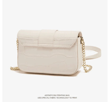 Elegant Split Leather Crossbody – Fashion Shoulder Bag for Modern Women