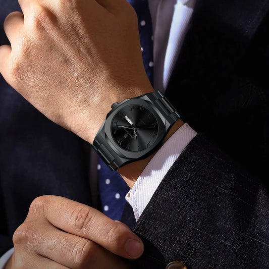 Luxury Military Men’s Watch Waterproof Quartz Stainless Steel Wristwatch