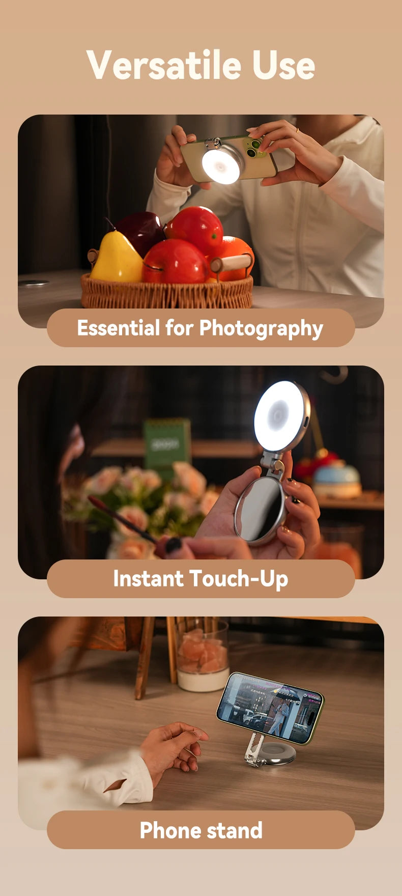 Your Pocket Photography Upgrade – Magnetic Camera Grip with Remote Control for Smooth Shooting - Lynoza