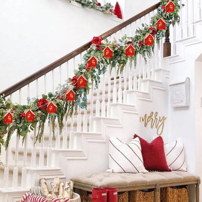 Warm Christmas Glow – LED Wooden House Ornaments for Magical Holiday Décor 2025 Lynoza