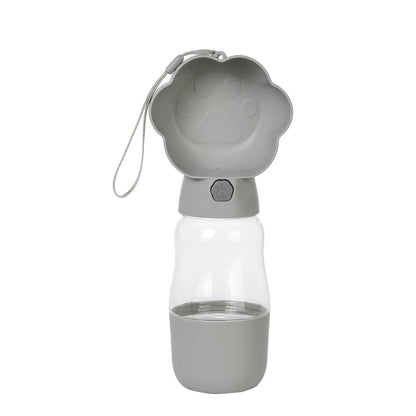 2-in-1 Portable Dog Water Bottle with Food Container