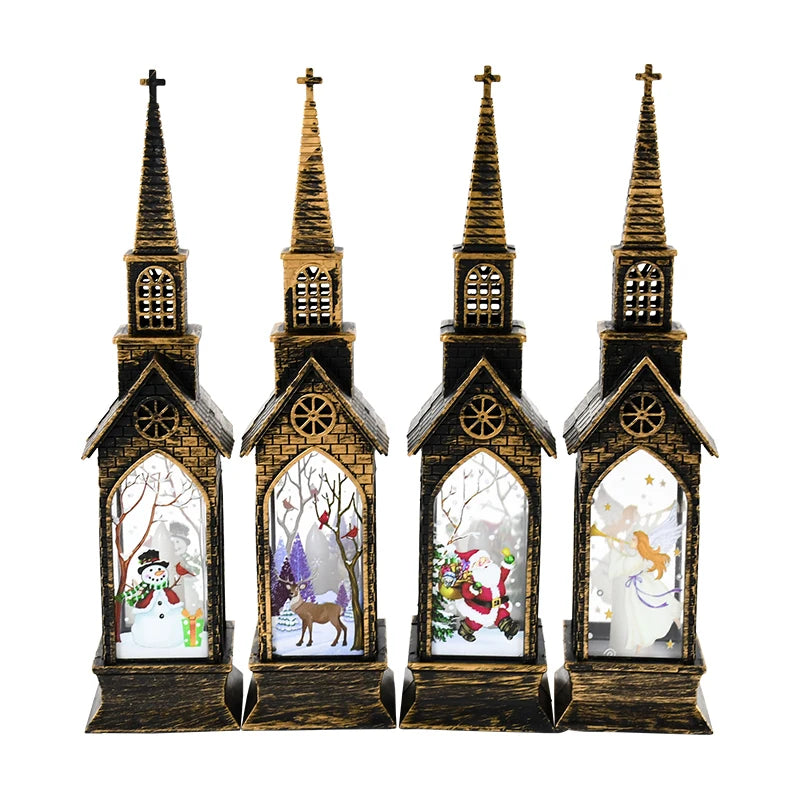 Sparkling Christmas Spirit 2025 – LED Santa & Snowman Lantern That Transforms Any Home into a Holiday Scene Lynoza