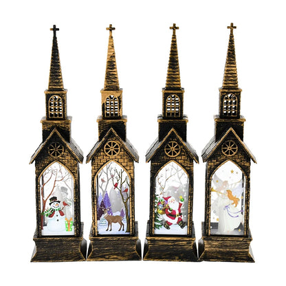 Sparkling Christmas Spirit 2025 – LED Santa & Snowman Lantern That Transforms Any Home into a Holiday Scene Lynoza