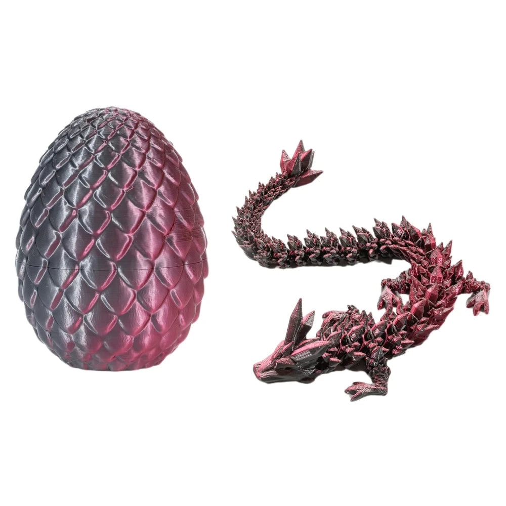 3D Printed Dragon Egg – Articulated Movable Dragon Toy