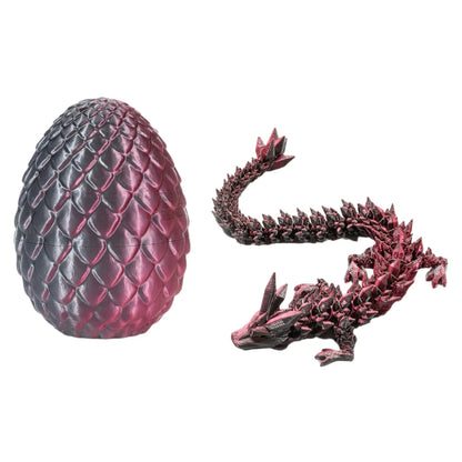 3D Printed Dragon Egg – Articulated Movable Dragon Toy