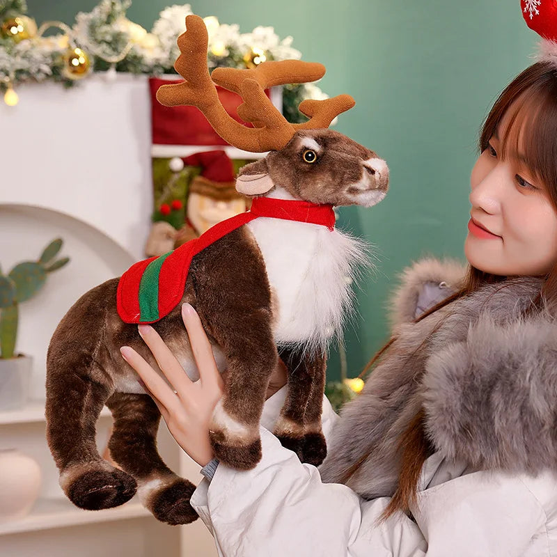 Christmas Reindeer Cuddle Plush – The Perfect Xmas Gift for Kids & Holiday Décor Lynoza