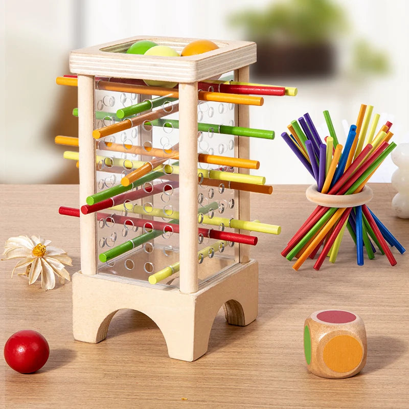 Montessori Stick Picking Game – Wooden Learning Toy