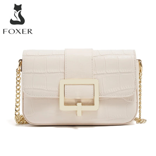 Elegant Split Leather Crossbody – Fashion Shoulder Bag for Modern Women