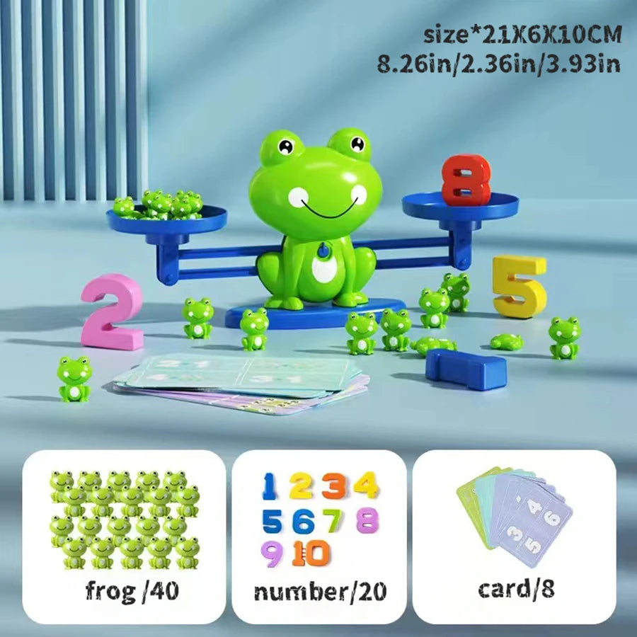 Smart Frog Math Balance by Lynoza – Fun & Educational Toy for Early Learning