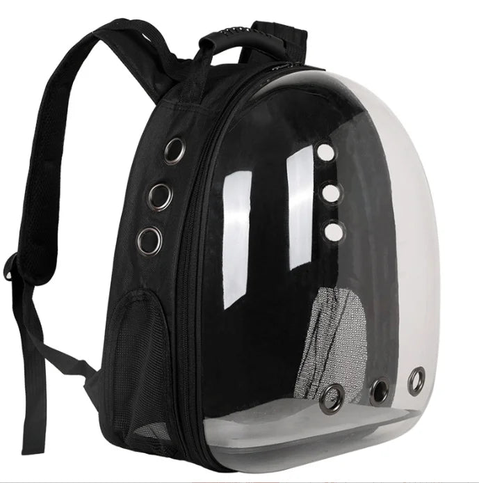 Transparent Space Capsule Cat Backpack – Breathable and Portable Travel Bag