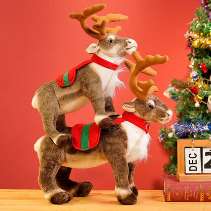Christmas Reindeer Cuddle Plush – The Perfect Xmas Gift for Kids & Holiday Décor Lynoza
