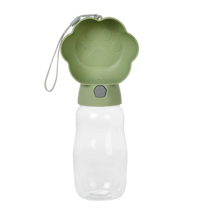 2-in-1 Portable Dog Water Bottle with Food Container