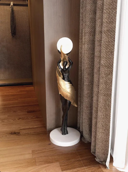 Modern Art Humanoid LED Floor Lamp – Ambient Light for Living Room & Bedroom