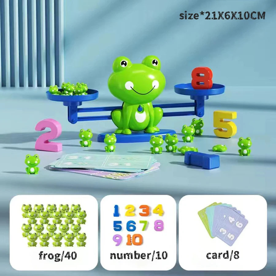 Smart Frog Math Balance by Lynoza – Fun & Educational Toy for Early Learning