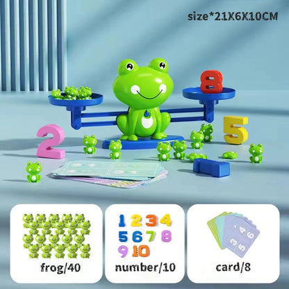 Smart Frog Math Balance by Lynoza – Fun & Educational Toy for Early Learning
