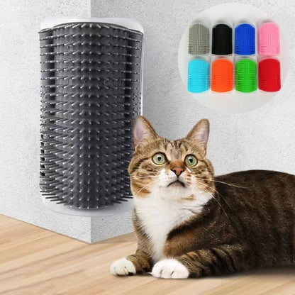 Wall-Mounted Cat Massager & Fur Remover