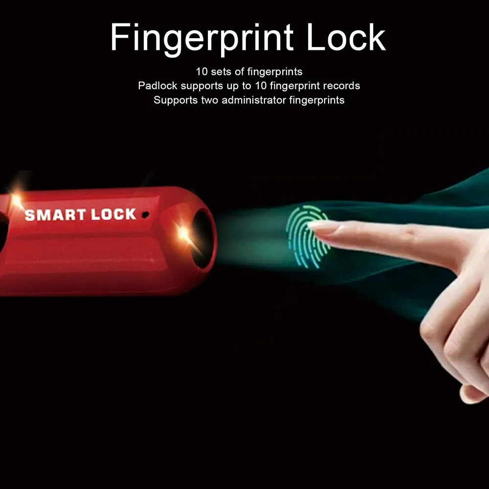 One Touch, Total Security – The Smart Fingerprint Padlock That Keeps Your World Safe, Anytime, Anywhere - Lynoza