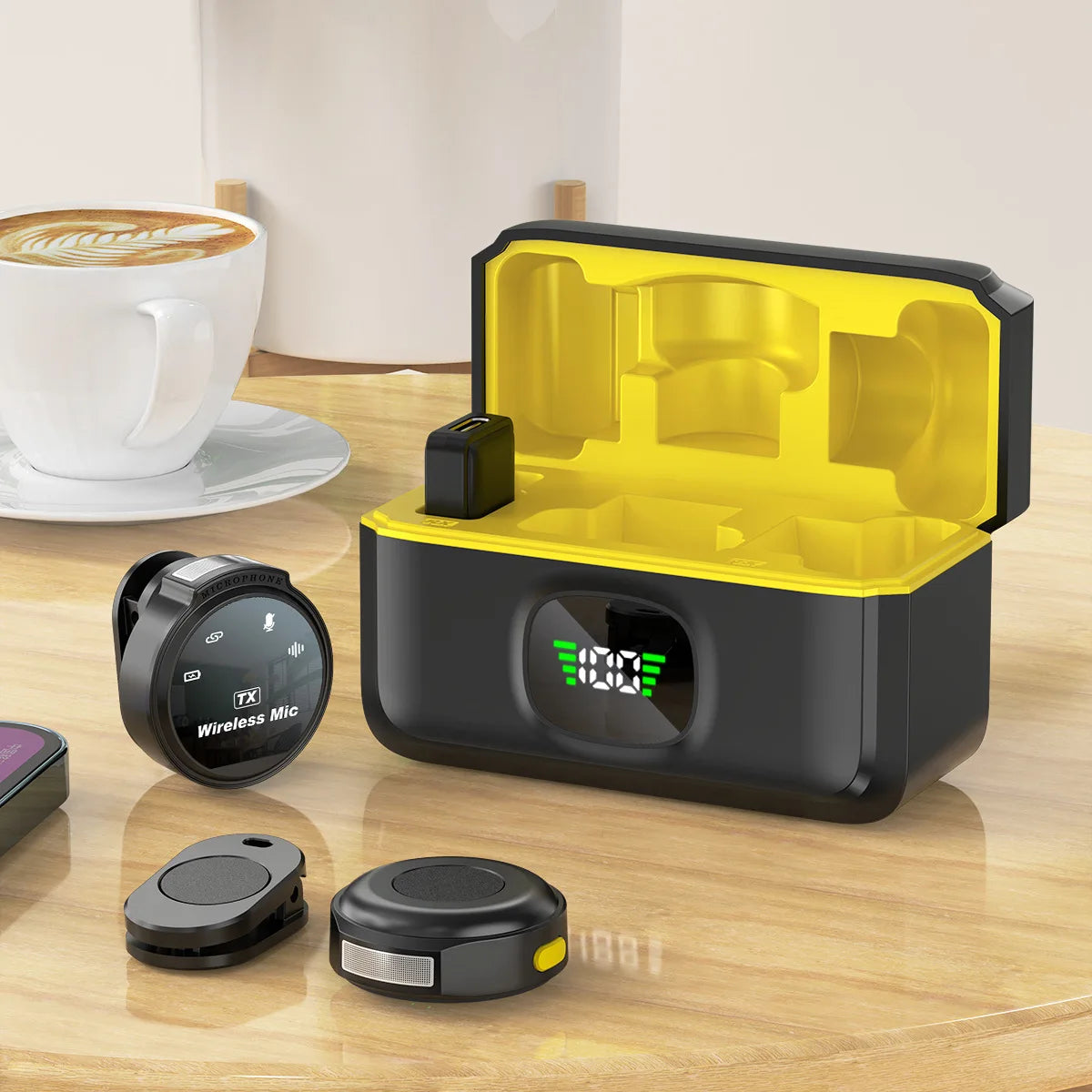 Plug, Record, Impress – The Wireless Clip-On Mic for Interviews, Lives & Vlogs - Lynoza