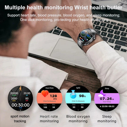 GUHUAVMI 2-in-1 Smartwatch with Wireless Earbuds – Bluetooth 5.3 Sports Watch with Heart Rate, SpO₂ & Sleep Monitor