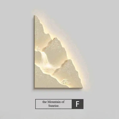3D Sunset Mountain LED – Ambient Wall Lamp for Cozy Home