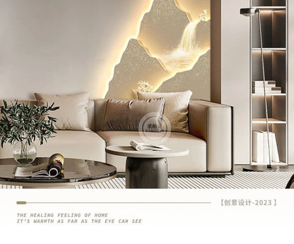 3D Sunset Mountain LED – Ambient Wall Lamp for Cozy Home