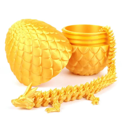 3D Printed Dragon Egg – Articulated Movable Dragon Toy