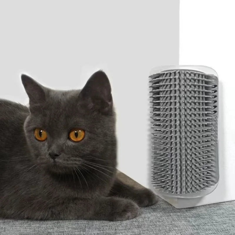 Wall-Mounted Cat Massager & Fur Remover