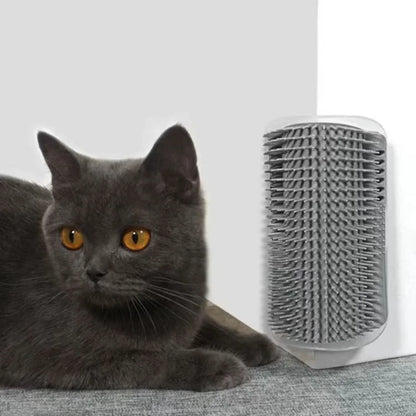 Wall-Mounted Cat Massager & Fur Remover