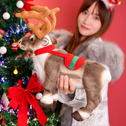 Christmas Reindeer Cuddle Plush – The Perfect Xmas Gift for Kids & Holiday Décor Lynoza