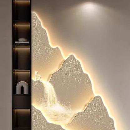 3D Sunset Mountain LED – Ambient Wall Lamp for Cozy Home
