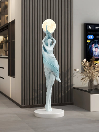 Modern Art Humanoid LED Floor Lamp – Ambient Light for Living Room & Bedroom