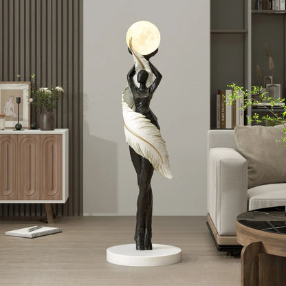 Modern Art Humanoid LED Floor Lamp – Ambient Light for Living Room & Bedroom